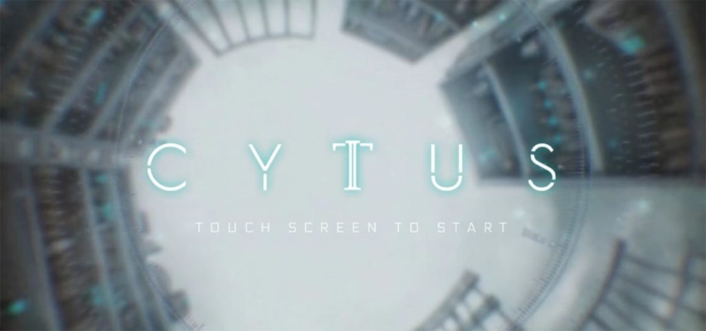 Cytus II Start Screen