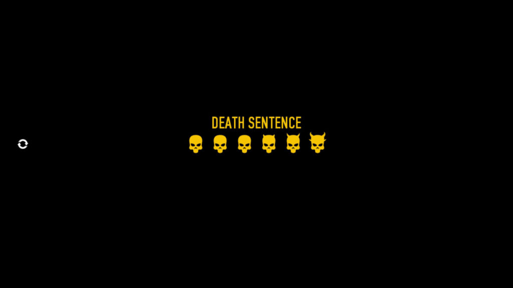 Death Sentence Screen